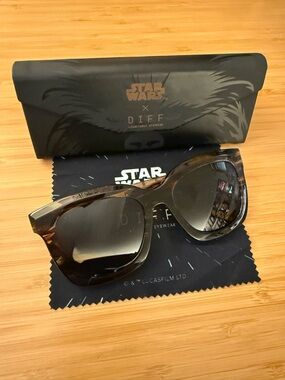 Star Wars x DIFF Chewbacca Tortoiseshell Sunglasses w/Polarized Lenses